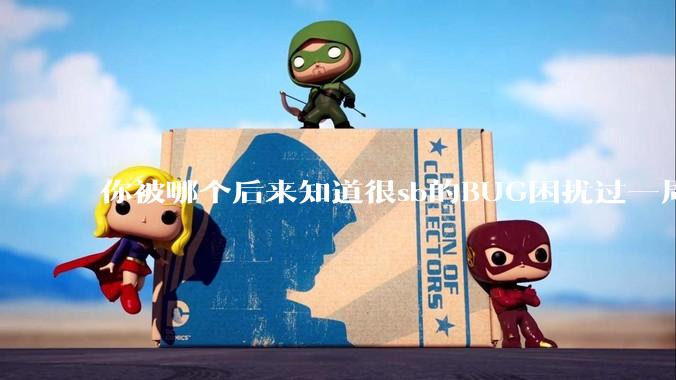 你被哪个后来知道很sb的BUG困扰过一周以上吗？